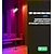 baratos candeeiro de mesa e chão-lâmpada de assoalho rgb inteligente funciona com alexa google home, wi-fi remoto moderno luz de pé alta, super brilhante 2000lm cor regulável para sala de estar, quarto (preto)