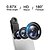 cheap Cellphone Camera Attachments-Mobile Phone Lens Fish-Eye Lens 10X Macro 30 mm 180 ° Lens with Case / Lens with LED Light / New Design