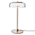 abordables table et lampadaire-Lampe de table led galss nordique chambre lampe de chevet salon étude lumières décoratives interrupteur marche/arrêt