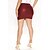 cheap Skirts-Women&#039;s Skirt Bodycon Faux Leather Mini claret Black Brown Skirts Ruched Casual Daily Fashion S M L