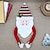 voordelige Kerstdecoraties-kerstboom topper ster oude man sneeuwpop kerstversiering vilt kerstboom hoed hanger decoraties