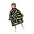 Χαμηλού Κόστους Πιτζάμες Kigurumi-Παιδικά Ενηλίκων Μεγάλη κουβέρτα με κουκούλα Κουβέρτα που φοριέται με τσέπη Δεινόσαυρος Ζεβρέ Ιπποπόταμος Χαρακτήρας Πιτζάμες Onesie Φανέλα Μεταμφίεση Για Άνδρες και Γυναίκες Αγόρια και κορίτσια
