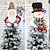 baratos Decorações de Natal-topper de árvore de natal estrela velho boneco de neve decorações de natal feltro árvore de natal chapéu pingente decorações