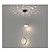 Недорогие Подвесные огни-20см подвесной светильник с регулируемой яркостью алюминий современный 110-265В