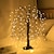 tanie Lampki nocne i dekoracyjne-Led wierzba choinka lampka nocna 192 leds sterowanie dotykowe 8 trybów bajkowa lampka nocna do sypialni wesele dekoracja wnętrz,
