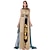 cheap Couples&#039; &amp; Group Costumes-Cosplay Cleopatra Pharaoh Outfits Couples&#039; Costumes Men&#039;s Women&#039;s Movie Cosplay Cosplay Costume Party Black Dress Waist Belt Bracelets Carnival Masquerade Valentine&#039;s  Day Polyester