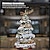 Недорогие Рождественский декор-рождественская елка зимняя гирлянда оконные наклейки украшение дома хрустальное дерево санта-клаус снеговик вращающиеся скульптурные украшения съемная паста оконные пасты наклейки веселые