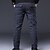 economico Chino-Per uomo Pantaloni in pile Pantaloni invernali Pantaloni Chino Pantaloni eleganti scozzesi Tasche Vita elastica A quadri Comfort Traspirante Giornaliero Per eventi Per uscire Streetwear Classico Nero