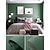 tanie jednokolorowa tapeta-Zielona tapeta jednokolorowa skórka i przyklejana tapeta zdejmowany klej włókninowy wymagany 53x950 cm/20.87x374 cal do salonu/sypialni
