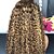 cheap Human Hair Lace Front Wigs-Unprocessed Virgin Hair 13x4 Lace Front Wig Free Part Brazilian Hair Curly Multi-color Wig 130% 150% Density with Baby Hair Highlighted / Balayage Hair Natural Hairline 100% Virgin Pre-Plucked For