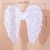 cheap Christmas Decorations-Christmas Ornaments Black White Angel Feather Wings Holiday Party Costume Cosplay Props Scene Layout Catwalk Demon Devil Wing Show Fairy Wings Cosplay Accessories
