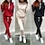 cheap Women&#039;s Active-Women&#039;s Tracksuit Sweatsuit Winter Lace up Drawstring Solid Color Hoodie claret Pink Fleece Yoga Running Sport Activewear / Athletic / Athleisure