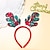 cheap Christmas Costumes-Santa Claus Reindeer Headband Girls&#039; Christmas Christmas Christmas Eve Kid&#039;s Party Christmas Polyester Headpiece