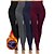cheap Women&#039;s Fashion-Fleece Lined Leggings Plus Size For Women Winter Thermal Warm High Waist Tummy Control Yoga Bottom Leggings Stirrup Cotton Spandex Sports Activewear