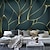 economico Carta da parati floreale e piante-3d murale carta da parati adesivi murali lascia immagine astratta del profilo adatto per soggiorno in hotel camera da letto art deco