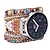 preiswerte Samsung-Uhrenarmbänder-Uhrenarmband für Samsung Galaxy Watch 5 40/44mm Watch 4 Classic 42/46mm Watch 4 40/44mm Watch 3 45mm Watch 46mm Stoff Ersatz Gurt Handgemacht Mehrlagig Geflochten Schmuck Armband Armband