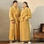 abordables Couverture portable-Peignoir polaire pour femmes, robe longue en peluche sherpa, peignoir polaire doux et chaud pour femmes
