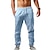 cheap Linen Pants-Men&#039;s Linen Pants Trousers Beach Pants Pocket Drawstring Side Pockets Solid Color Breathable Quick Dry Full Length Casual Athleisure Daily Cotton Fashion Casual Loose Fit Apricot Black Micro-elastic