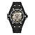 voordelige Mechanische Horloges-SANDA Heren mechanische horloges Modieus Vrijetijdshorloge Zakelijk Polshorloge Lichtgevend WATERDICHT Decoratie Silicagel Horloge