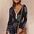 cheap Women&#039;s Blouses &amp; Shirts-Women&#039;s Blouse Text Zip Up Daily Black Spring &amp;  Fall Fall &amp; Winter