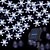 cheap LED String Lights-Snowflake String Lights Solar Globe Lights Christmas Decoration 12M 100LED 8 Mode Solar 12m Snow Bubble Bulb Lights Outdoor Waterproof Garden Christmas Light Outdoor Xmas Wreath Balcony Backyard Decoration