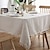 cheap Tablecloth-Tablecloth Art Nordic Bamboo Knotted Linen with Tassel Tablecloth Tea Coffee Table for Dining Table Home Room Decoration