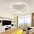 abordables Montajes al ras y montajes semi al ras-luz de techo led círculo diseño redondo lámparas de techo de montaje empotrado 35w 6000k luces de techo led, accesorios de iluminación de decoración de techo, accesorio de luz led redondo de 50 cm
