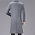 cheap Men&#039;s Trench Coat-Men&#039;s Winter Coat Overcoat Trench Coat Daily Wear Going out Winter Wool Thermal Warm Washable Outerwear Clothing Apparel Fashion Warm Ups Solid Colored Multi Pocket Turndown Single Breasted