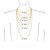 cheap Necklaces &amp; pendants-Necklace For Men&#039;s Street Alloy Cuban Link Friends  Hip Hop Alloy Gold Silver 55 cm Necklace Jewelry For Street