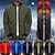 cheap Men&#039;s Downs &amp; Parkas-Men&#039;s Puffer Jacket Winter Jacket Winter Coat Padded Warm Casual Classic &amp; Timeless Jacket Outerwear Solid Color Navy Wine Red ArmyGreen