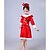 cheap Christmas Costumes-Santa Claus Dress Santa Suits Girls&#039; Christmas Christmas Christmas Eve Kid&#039;s Party Christmas Polyester Dress