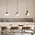 billiga Trumma &amp; Kegel Design-led taklampa marmor metallfinish justerbar mini glas pendellampor för kök över diskbänk, matsal varmvit 110-220v glödlampa ingår