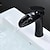billige Klassisk-vandfald håndvask armatur, mono håndvask enkeltgrebs håndvask haner med varm og kold slange monoblok beholder vand messing hane dæk monteret