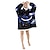 cheap Kigurumi Pajamas-Adults&#039; Oversized Hoodie Blanket Wearable Blanket With Pocket Milk Cow Leopard Character Onesie Pajamas Flannel Cosplay For Men and Women Carnival Animal Sleepwear Cartoon