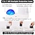cheap Décor &amp; Night Lights-Ocean Light Projector for Bedroom 360 Degree Rotating Night Lights Projector 6 Colors Double-Layer Stereo Projection Effect Galaxy Projection Night Light Kids Toys Birthday