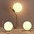abordables Lampes de table et lampadaires-Lampe de table boule design lampe de lecture lampes d&#039;ambiance moderne contemporain alimenté en courant continu pour les magasins cafés bureau laiton 110240v