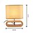 זול מנורת שולחן ורצפה-מנורת שולחן ליד המיטה לחדר שינה מקורה מנורת שולחן עבודה נורדית מעץ