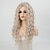 cheap Synthetic Trendy Wigs-Long Curly Synthetic Wigs for Women White Pink Loose Wave Hair Repalcement Wig Fluffy Curls Daily Party Wig Long Wavy Wig Christmas Party Wigs