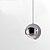 cheap Globe Design-LED Pendant Light Metal Ball Design 12cm 1-Light Mini Pendant Light Adjustable LED Metal Mini Electroplated Island Lights Modern Contemporary Style Kitchen Dining 110-240V