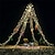 voordelige Kerstlichten-kerst cluster lichten buiten waterdicht kerst voetzoekers lichtslinger dc31v twinkle cluster kerstverlichting vuurwerk warm wit licht voor tuin boom decor verlichting eu plug nieuwe upgrade
