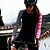 voordelige Dameskleding sets-21grams dames wielershirt met strakke fietsbroek lange mouw mountainbike mtb racefiets wielrennen groen roze roze rode strepen fiets sneldrogend vochtafvoerend spandex sport strepen kleding kleding