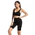 cheap Yoga Sets-Women&#039;s Sports Bra with Tights Yoga Suit Yoga Set 2 Piece Basic Winter Clothing Suit Black Blush Yoga Fitness Golf Spandex Comfort Breathable Weight Loss Sleeveless Plus Size Sport Activewear Slim