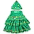 cheap Christmas Costumes-Christmas Trees Dress Hat Girls&#039; Christmas Christmas Carnival Masquerade Christmas Eve Kid&#039;s Party Christmas Polyester Dress Hat