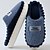 baratos Sandálias e Chinelos para Homem-Homens Unisexo Chinelos e flip-flops Chinelos quentes Chinelos de lã Vintage Casual Casa Veludo Tecido elástico Mocassim Azul Café Cinzento Outono Inverno