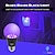 abordables Bombillas LED tipo globo-2 piezas 1 pieza LED NEGRO UV bombilla de luz púrpura de Halloween 9,5 W reemplazo de bombilla negra hasta 100 W luz negra nivel uva 385-400 nm A19 atmósfera espeluznante de Halloween