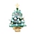 baratos Roupa para Cães-Pacote de árvore de natal de 45 cm com luzes decoração de natal desktop doméstico 60 cm mini enfeites de árvore de natal