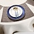 billiga Placemats &amp; Coasters &amp; Trivets-runda bordsunderlägg i konstläder 1 st, kilunderlägg värmebeständiga runda bordsunderlägg för matbord, vattentäta avtorkningsbara pu bordsunderlägg