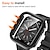 Χαμηλού Κόστους Smartwatch Θήκη-Θήκη ρολογιού με προστατευτικό οθόνης Συμβατό με Apple Watch Ultra 49mm / Series 8 7 41mm 45mm / Series 6 5 4 SE 40mm 44mm Ανθεκτικά στις γρατσουνιές All Around Protective Ανθεκτική σε πτώσεις