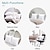 abordables Rellenos de almohadas-2pcs inserto de almohada paquete comprimido algodón puro blanco 50x50cm adecuado para funda de almohada tamaño 45x45cm cojín al aire libre para sofá sofá cama silla