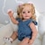olcso Játékkisbaba-55 cm-es 22 hüvelykes újjászületett totyogó lány baba perel-perelhető teljes test szilikon vízálló fürdőjáték kézzel részletezett festék 3D-s kinézetű erekkel